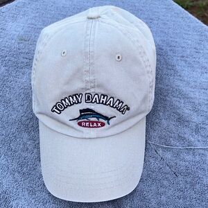 Tommy Bahama Beige Relax Embroidered Baseball Hat